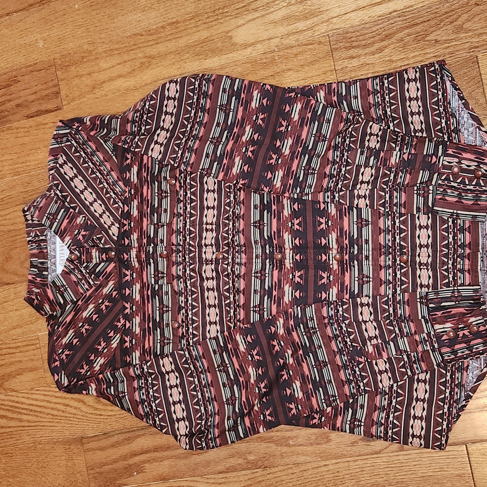 Small, SHYANNE pearl snap